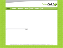 Tablet Screenshot of danocare.dk